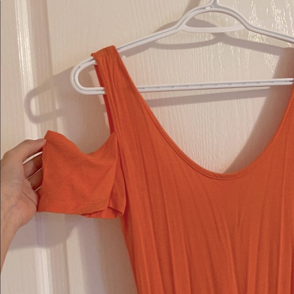 Coral maxi dress - Picture 2 of 3